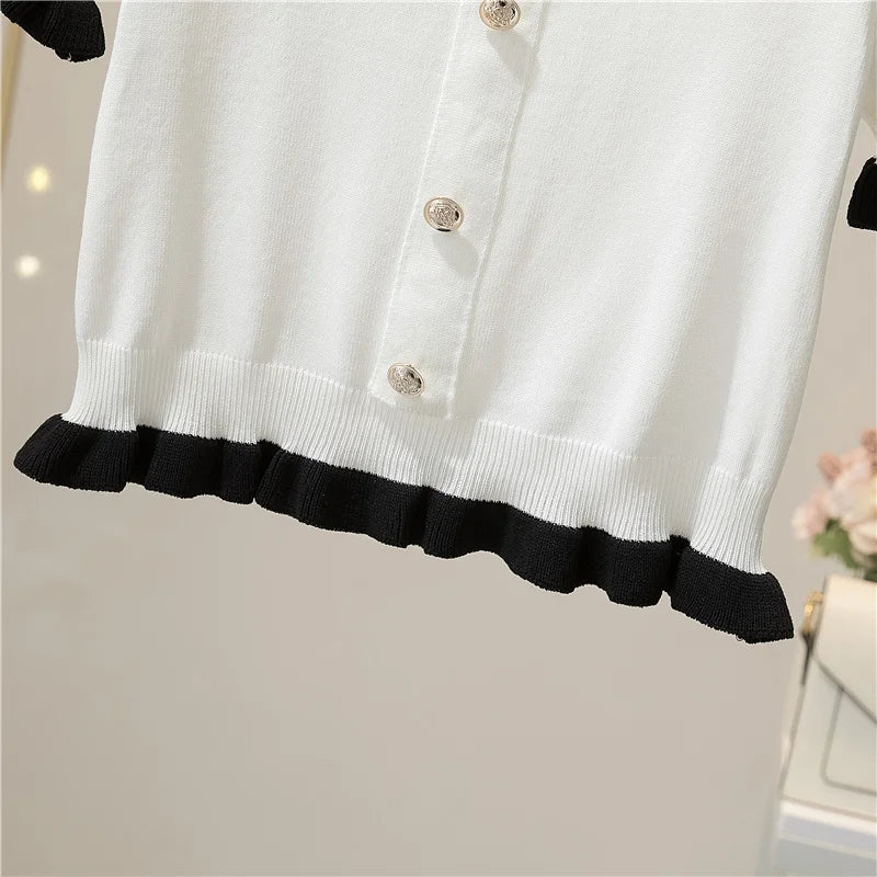 Knitted Button Top